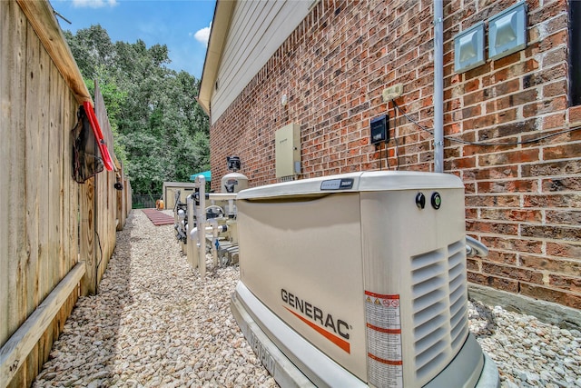 145 Bronze Bow Dr, Montgomery, TX 77316 - exterior view of a power unit and brick siding