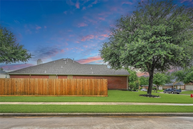 6318 Crystal Forest Trl, Katy, TX 77493 - property exterior at dusk with brick siding