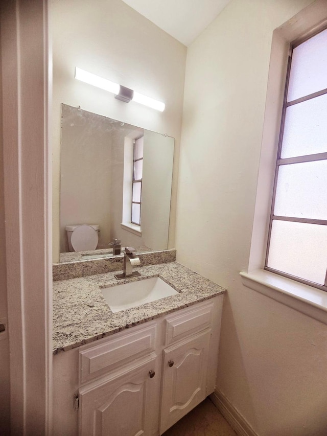 7837 Leonora St, Houston, TX 77061 - bathroom with vanity and toilet