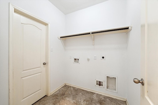 26314 Planters Heath, Katy, TX 77494 - laundry area featuring hookup for a gas dryer, hookup for an electric dryer, washer hookup, and light tile patterned floors