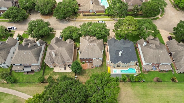 21519 San Marino Dr, Katy, TX 77450 - aerial view of property's location with nearby suburban area and a pool area