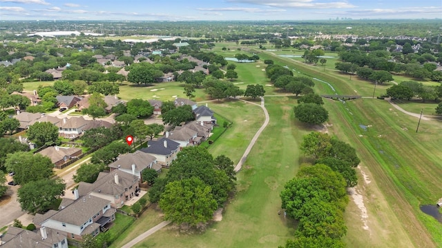 21519 San Marino Dr, Katy, TX 77450 - aerial view of property and surrounding area featuring nearby suburban area, a golf club, and a nearby body of water