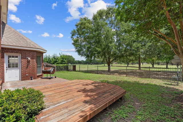 21519 San Marino Dr, Katy, TX 77450 - wooden terrace with a fenced backyard