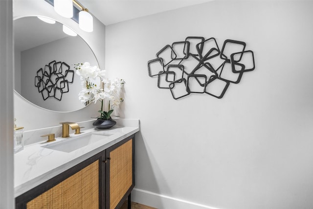 10370 Longmont Dr, Houston, TX 77042 - bathroom with vanity and baseboards