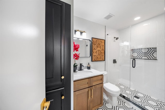 10370 Longmont Dr, Houston, TX 77042 - full bathroom with vanity and a shower stall