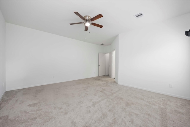 7430 N Star St, Houston, TX 77088 - carpeted spare room featuring ceiling fan and baseboards