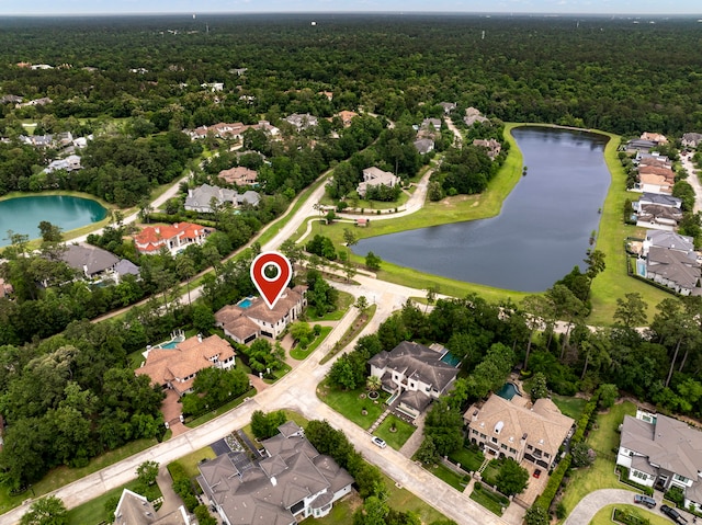 2 N Badger Lodge Cir, The Woodlands, TX 77389 - aerial overview of property's location with nearby suburban area