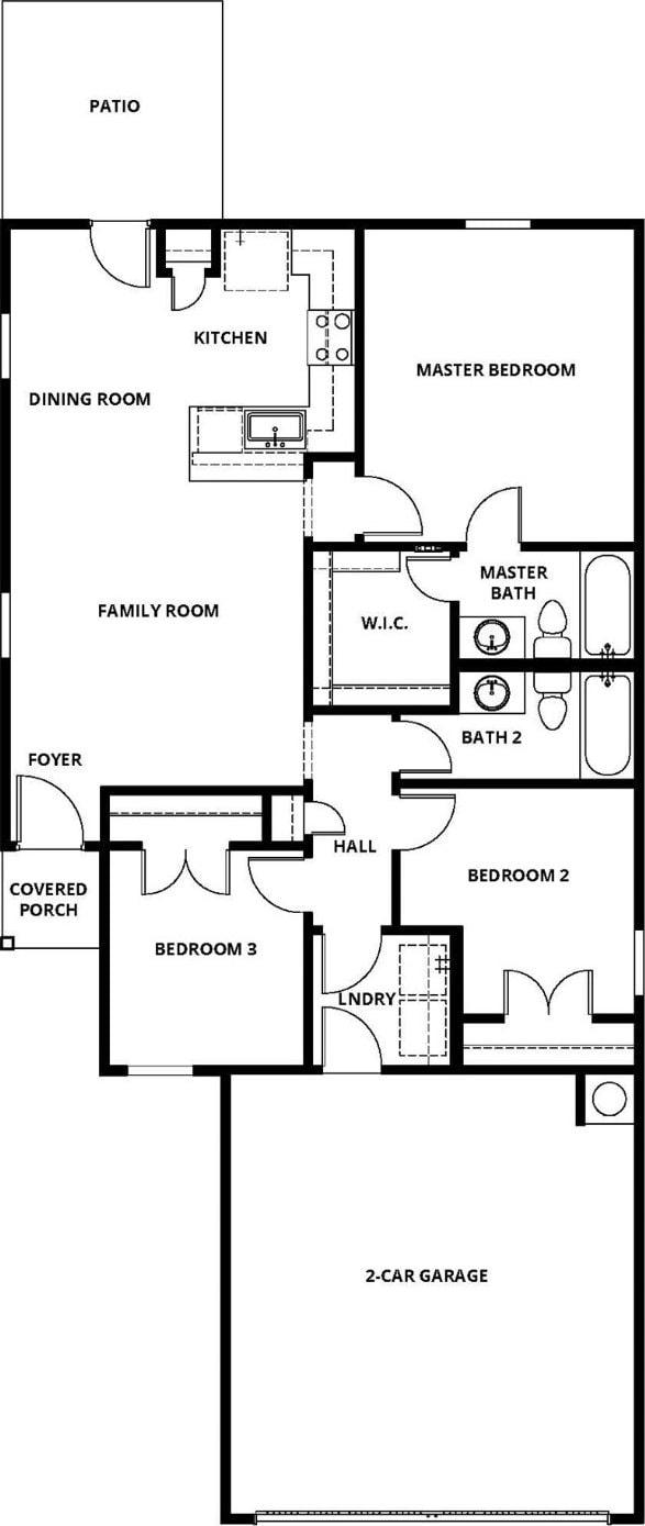 425 Tejas Trl, Waller, TX 77484 - property floor plan