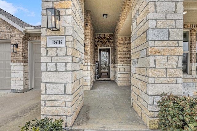 1818 Homewood Point Ln, Rosharon, TX 77583 - view of exterior entry featuring stone siding