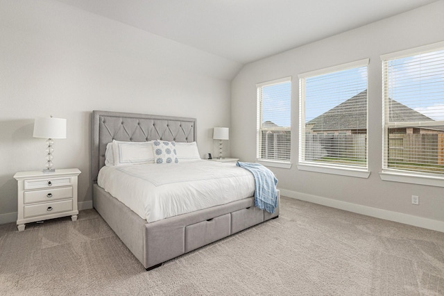 1818 Homewood Point Ln, Rosharon, TX 77583 - carpeted bedroom featuring baseboards and lofted ceiling