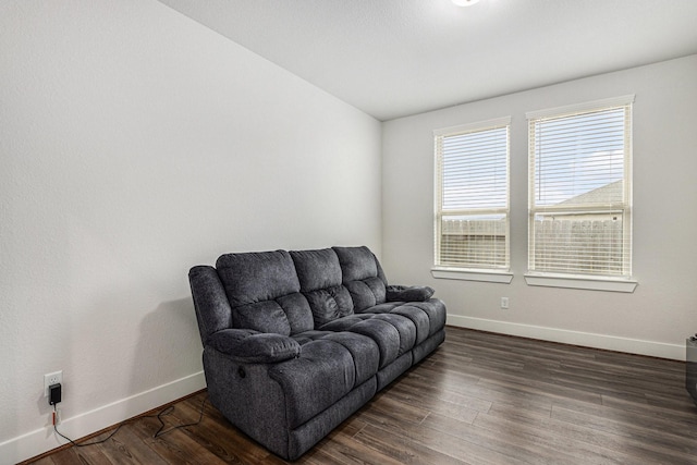 1818 Homewood Point Ln, Rosharon, TX 77583 - sitting room with baseboards and wood finished floors