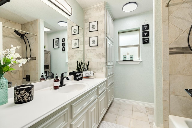 203 Poppy St, Lake Jackson, TX 77566 - bathroom with vanity and tub / shower combination