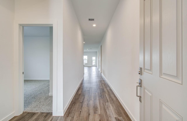 309 Pleasant Hill Way, Conroe, TX 77304 - hall with wood finished floors and recessed lighting