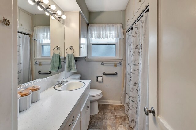 820 Meadow Ln, Wharton, TX 77488 - bathroom with toilet and vanity