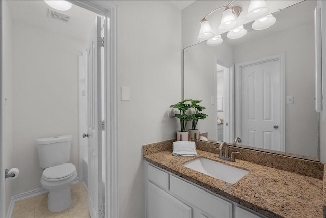 1427 Roaring Springs Ln, Seabrook, TX 77586 - full bath with vanity, tile patterned flooring, and a chandelier