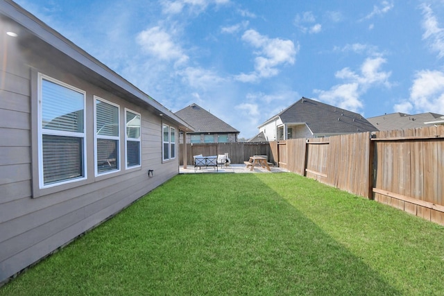 8419 Sunset Horizon Dr, Baytown, TX 77521 - fenced backyard featuring a patio