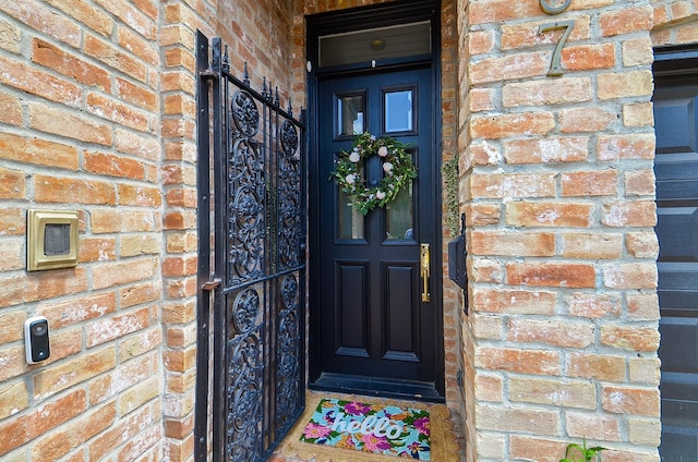 987 S Post Oak Ln, Houston, TX 77056 - property entrance featuring brick siding