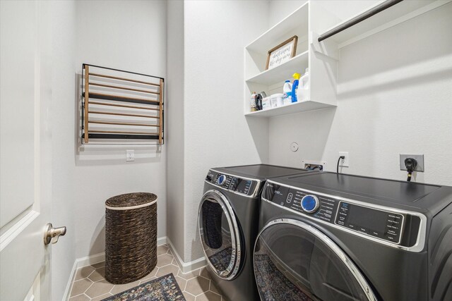 1523 Carson Field Ln, Richmond, TX 77469 - washroom featuring independent washer and dryer and tile patterned floors