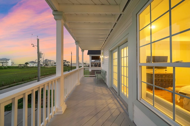 710 93rd St, Galveston, TX 77554 - view of wooden deck