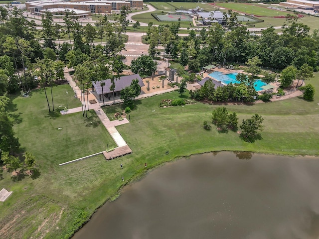 12330 Castano Creek Dr, Humble, TX 77346 - aerial view of a large body of water and a pool