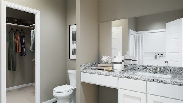 13308 Burbot Dr, Conroe, TX 77384 - bathroom with vanity and a spacious closet