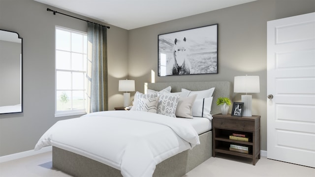 13308 Burbot Dr, Conroe, TX 77384 - carpeted bedroom featuring multiple windows