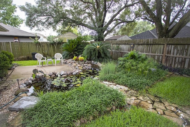 20422 Linden Tree Dr, Katy, TX 77449 - fenced backyard with a patio area