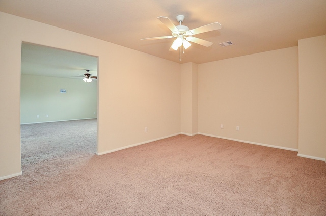 19038 Winding Stream Ln, Houston, TX 77084 - spare room featuring carpet and ceiling fan