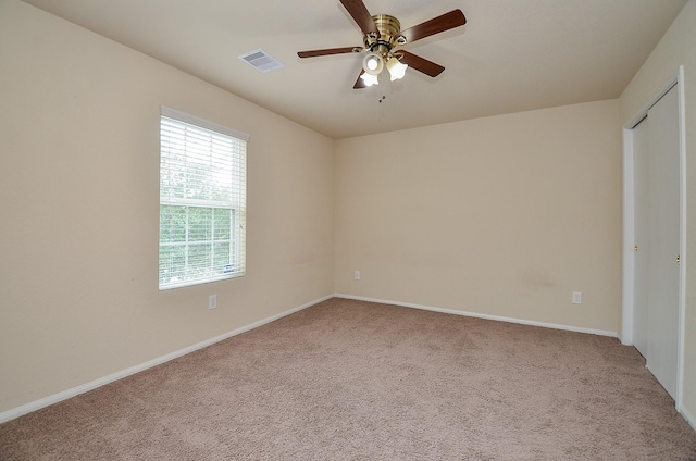 19038 Winding Stream Ln, Houston, TX 77084 - unfurnished bedroom with carpet and ceiling fan