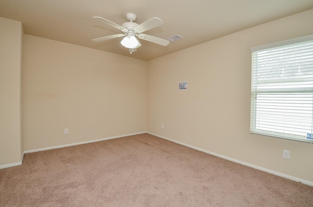 19038 Winding Stream Ln, Houston, TX 77084 - spare room with carpet flooring, plenty of natural light, and a ceiling fan