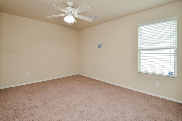 19038 Winding Stream Ln, Houston, TX 77084 - empty room featuring carpet, healthy amount of natural light, and ceiling fan