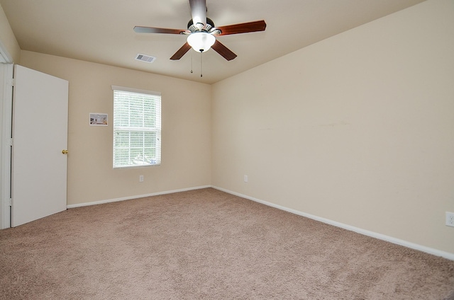 19038 Winding Stream Ln, Houston, TX 77084 - carpeted empty room featuring a ceiling fan and baseboards