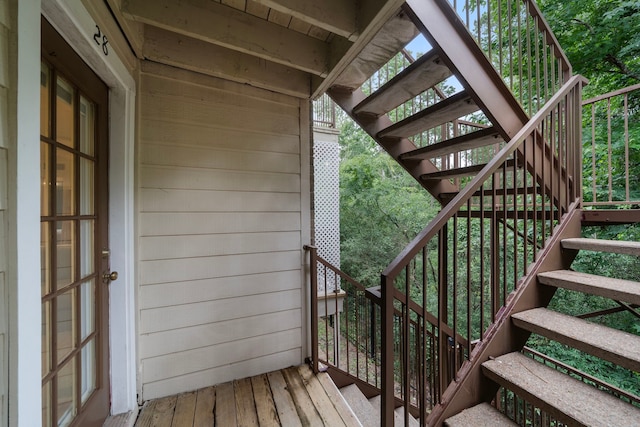3500 Tangle Brush Dr Unit 28, The Woodlands, TX 77381 - deck featuring stairs