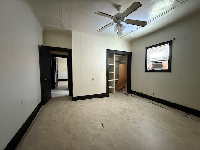1637 15th St, Port Arthur, TX 77640 - unfurnished bedroom with attic access and ceiling fan