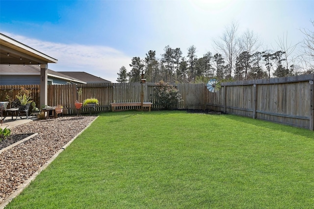25106 Dickens Dr, Magnolia, TX 77355 - fenced backyard with a patio