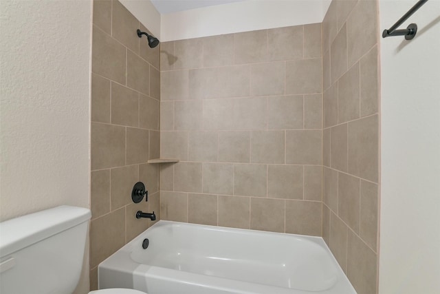 405 3rd St, Hempstead, TX 77445 - bathroom featuring toilet and washtub / shower combination