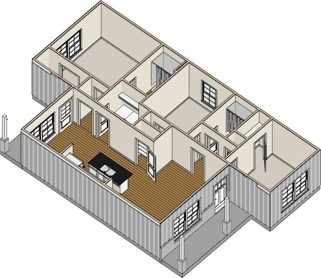 212 Kyle St, Madisonville, TX 77864 - view of floor plan / room layout