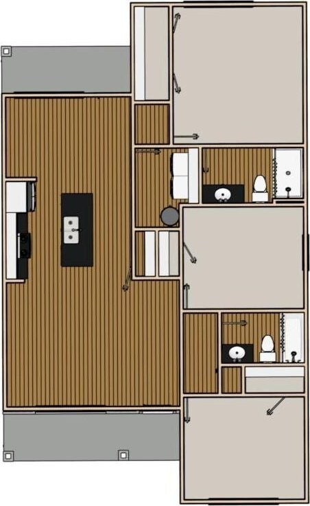 212 Kyle St, Madisonville, TX 77864 - view of property floor plan
