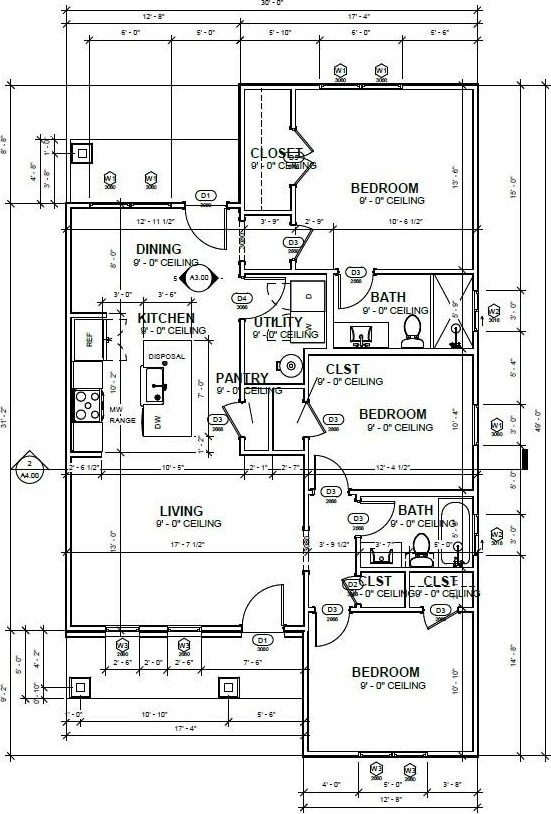 212 Kyle St, Madisonville, TX 77864 - view of floor plan / room layout