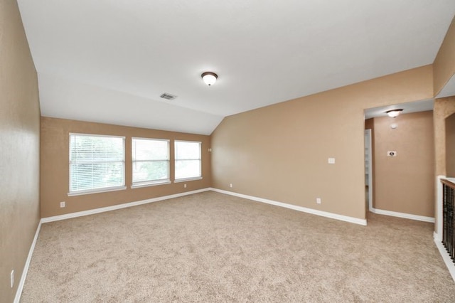 30103 Canyon Branch Ct, Spring, TX 77386 - empty room featuring lofted ceiling and carpet floors