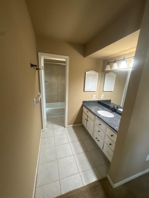20114 Foxchester Ln, Humble, TX 77338 - full bathroom with vanity and tile patterned floors