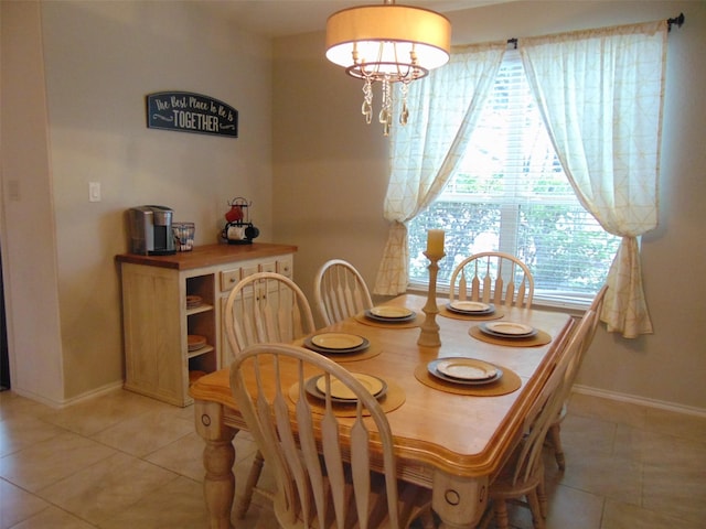 23727 Scotsman Dr, Katy, TX 77493 - dining space with light tile patterned floors and baseboards