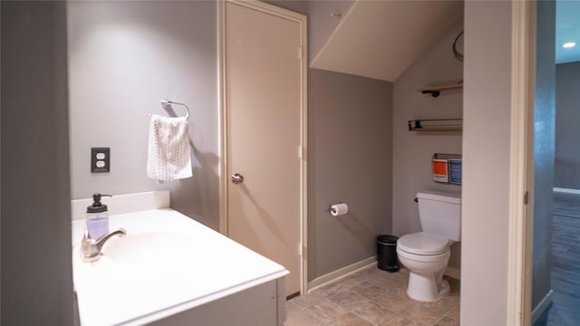 18527 Grove Brook Ln, Cypress, TX 77429 - bathroom with toilet and vanity