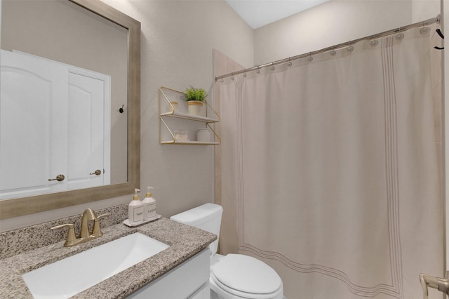 31319 Mallet Cv, Fulshear, TX 77441 - bathroom featuring vanity and a shower with shower curtain