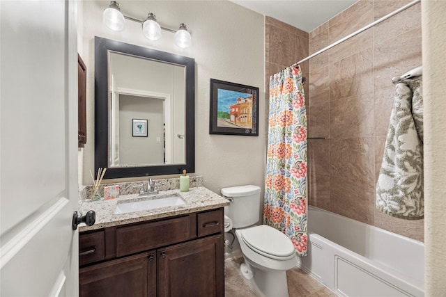 19718 Yellow Hibiscus Ln, Cypress, TX 77433 - bathroom with vanity and shower / bath combination with curtain