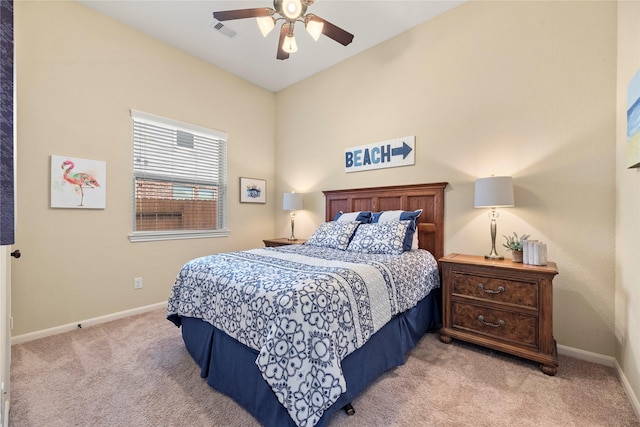 19718 Yellow Hibiscus Ln, Cypress, TX 77433 - bedroom with light colored carpet and ceiling fan
