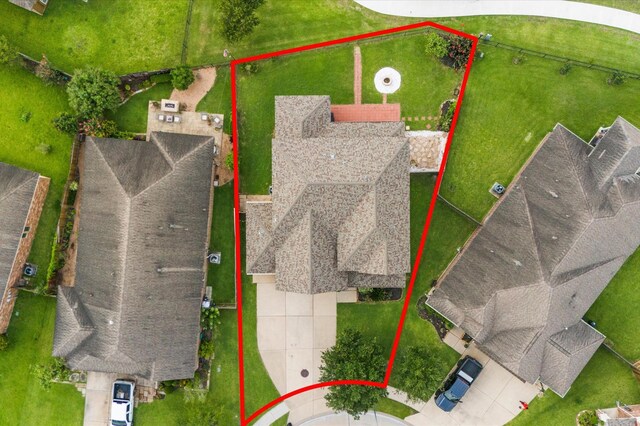 9415 Vista Falls Ct, Richmond, TX 77469 - view of property location featuring property parcel outlined