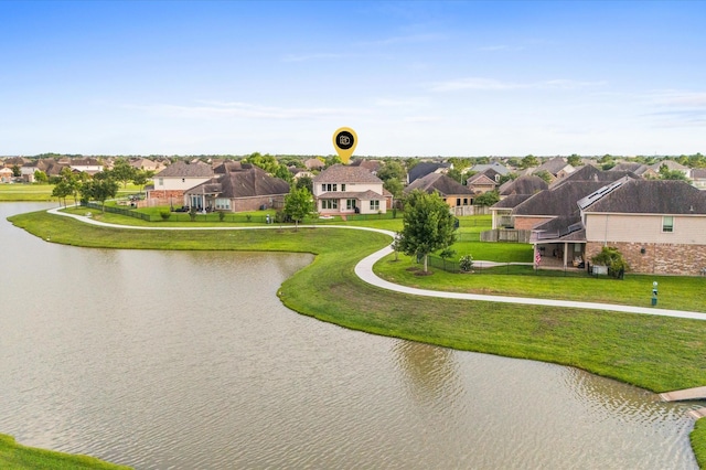 9415 Vista Falls Ct, Richmond, TX 77469 - aerial perspective of suburban area featuring a large body of water