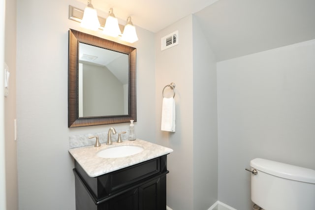 5120 Larkin St, Houston, TX 77007 - half bathroom with vanity and toilet