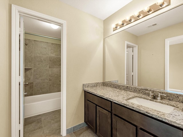 24030 Tirso River Ct, Katy, TX 77493 - full bathroom with vanity and tub / shower combination